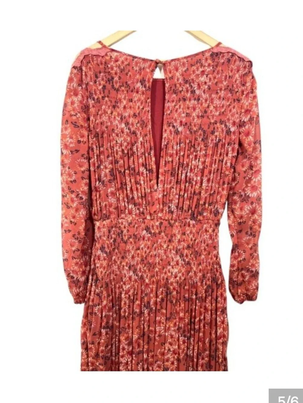 Free People Open Water Dress Charlotte Rose Womens Large Pre-Loved - Picture 1 of 3